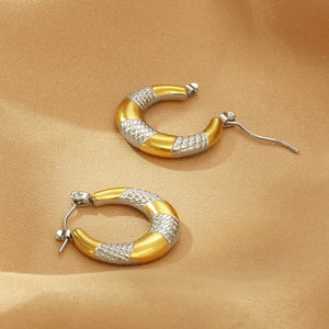 Titanium Steel Hoop Earrings