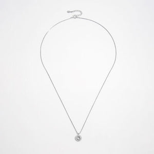 925 Sterling Silver Zircon Pendant Necklace