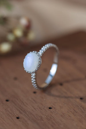 Moonstone 925 Sterling Silver Ring