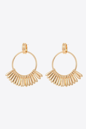 18K Gold-Plated Zinc alloy Drop Earrings