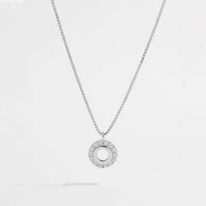 925 Sterling Silver Zircon Pendant Necklace